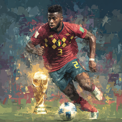 Kudus Fifa 2026 Pulse - DIY Painting By Numbers Kit