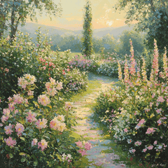 Claude Monet Inspired Monet's Floral Symphony - DIY Painting By Numbers Kit