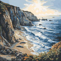 Bodega Bay - DIY Painting By Numbers Kit
