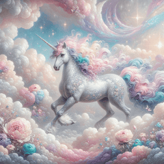 Luminescent Unicorn Dreamscape - DIY Painting By Numbers Kit
