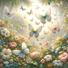 Butterfly's Grace - DIY Painting By Numbers Kit