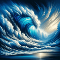 The Great Wave - DIY Painting By Numbers Kit