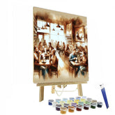 Charming Coffee Shop Escape - DIY Painting By Numbers Kit