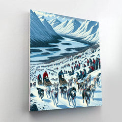 Yukon Quest - Alaska & Canada - DIY Painting By Numbers Kit
