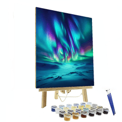 Under the Northern Lights - DIY Painting By Numbers Kit