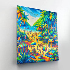 Lilo & Stitch's Tropical Paradise - DIY Painting By Numbers Kit