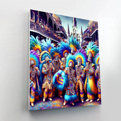 Mardi Gras Indians Super Sunday - USA - DIY Painting By Numbers Kit