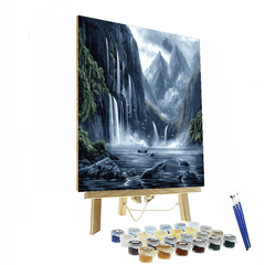 Milford Sound - New Zealand - DIY Painting By Numbers Kit