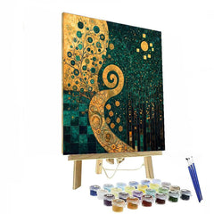 Gustav Klimt Inspired Golden Harmony - DIY Painting By Numbers Kit