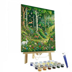 Whimsical Woodlands - DIY Painting By Numbers Kit