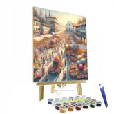Florence Flower Festival - DIY Painting By Numbers Kit