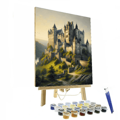 Historic Medieval Castle - DIY Painting By Numbers Kit
