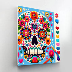 Sweet Sugar Skull - DIY Painting By Numbers Kit