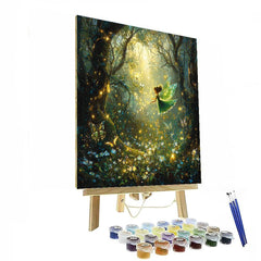 Tinker Bells Magical Forest Flight - DIY Painting By Numbers Kit