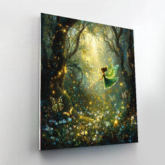 Tinker Bells Magical Forest Flight - DIY Painting By Numbers Kit