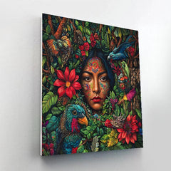 Frida Kahlo Inspired Mythical Forest - DIY Painting By Numbers Kit