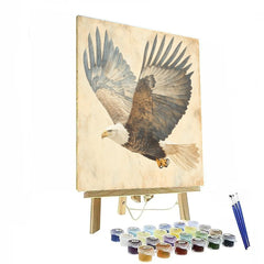Michelangelo Inspired Eagle Thermals - DIY Painting By Numbers Kit
