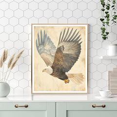 Michelangelo Inspired Eagle Thermals - DIY Painting By Numbers Kit