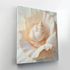 OKeeffe Inspired Coastal Shell - DIY Painting By Numbers Kit