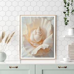 OKeeffe Inspired Coastal Shell - DIY Painting By Numbers Kit
