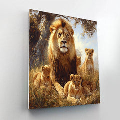 Edwin Landseer Inspired Majestic Lions - DIY Painting By Numbers Kit