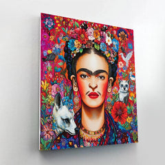 Frida Kahlo Inspired Emotional Self-Portrait - DIY Painting By Numbers Kit