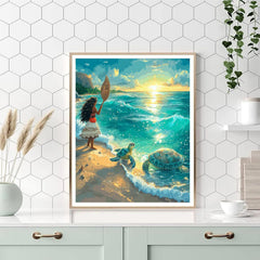 Moana Ocean Path - DIY Painting By Numbers Kit