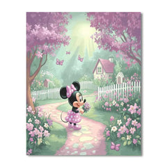 Minnie Mouse Garden Stroll - DIY Painting By Numbers Kit