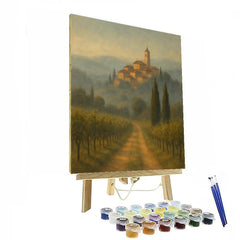 Italy Tuscan Sunrise - DIY Painting By Numbers Kit