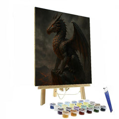 Dragon Ember Guardian - DIY Painting By Numbers Kit