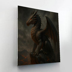 Dragon Ember Guardian - DIY Painting By Numbers Kit