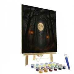 Sable Pines Moon Corridor - DIY Painting By Numbers Kit