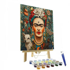 Kahlo Inspired Self Reflection - DIY Painting By Numbers Kit