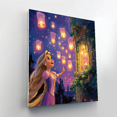 Rapunzel's Tower Lantern Surprise Disney Inspired - DIY Painting By Numbers Kit