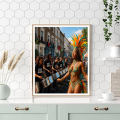 Notting Hill Carnival Steel Drum Street Band - DIY Painting By Numbers Kit