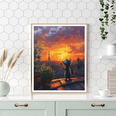 Remy Rooftop Cooking Dream - Disney Inspired - DIY Painting By Numbers Kit