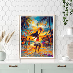 Moana's Island Festival - Disney Inspired - DIY Painting By Numbers Kit