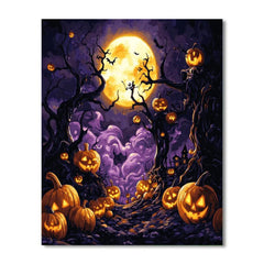 Jack Skellington's Fun Halloween Festival Disney Inspired - DIY Painting By Numbers Kit