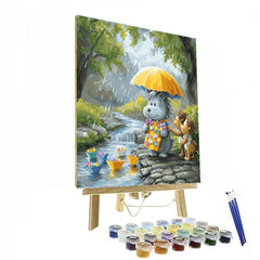 Eeyore Rainy Cheer Disney - DIY Painting By Numbers Kit