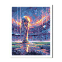 Miami Fifa 2026 Reflection - DIY Painting By Numbers Kit