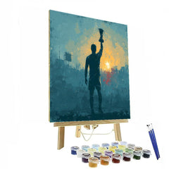 Uzbekistan Fifa 2026 Dawn - DIY Painting By Numbers Kit