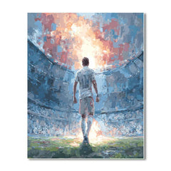 Uzbekistan Fifa 2026 Dawn - DIY Painting By Numbers Kit