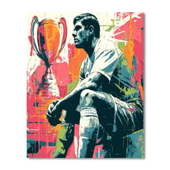 Jordan Fifa 2026 Red - DIY Painting By Numbers Kit