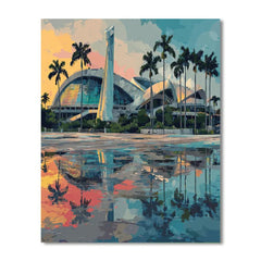 Miami Fifa 2026 Reflection - DIY Painting By Numbers Kit
