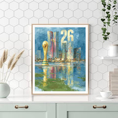 Miami Fifa 2026 Reflection - DIY Painting By Numbers Kit