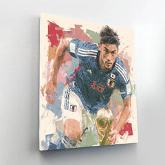 Mitoma Fifa 2026 Blue - DIY Painting By Numbers Kit