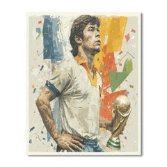 Fifa 2026 Drogba Power - DIY Painting By Numbers Kit