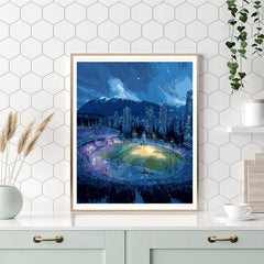 Vancouver Fifa 2026 Blue - DIY Painting By Numbers Kit