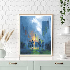 Uzbekistan Fifa 2026 Dawn - DIY Painting By Numbers Kit