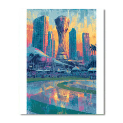 Miami Fifa 2026 Reflection - DIY Painting By Numbers Kit